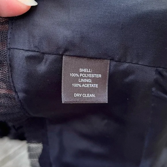 WHBM Elegant Black Floral Bolero Shrug Size M - Picture 2 of 9